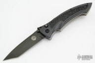 LTT-875 Large Tactical Tanto - Black Plain Edge