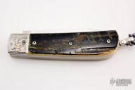 Mammoth Ivory Slipjoint - Engraved