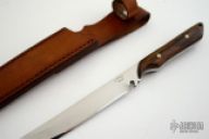 Burlwood Fixed Blade