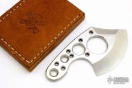 Micro Hatchet with Leather Sheath