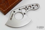 Micro Hatchet with Leather Sheath