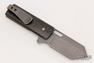 Mini Tanto Flipper - Carbon Fiber Linerlock