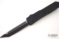 123-10 Ultratech T/E Black Tactical Plain Edge