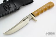 Model 3-5 - Bone Linen Micarta w/ Compass