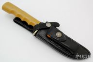 Model 3-5 - Bone Linen Micarta w/ Compass