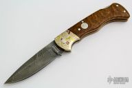 Mokume and Damascus Lockback