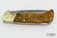 Mokume and Damascus Lockback