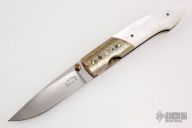 Mokume and Pearl Linerlock