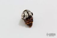 Monkey Bead - Copper and Silver