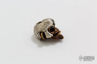 Monkey Bead - Copper and Silver