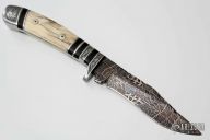 Mosaic Damascus and Mastodon Hunter