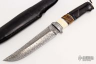 Mosaic Damascus Fixed Blade