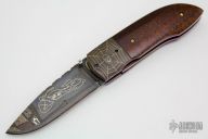 Motorcycle Damascus Folder