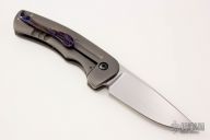 Narwhal Flipper - Black Timascus Clip