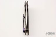 Narwhal Flipper - Black Timascus Clip