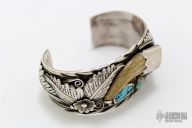 Navajo Sterling Bear Claw Bracelet