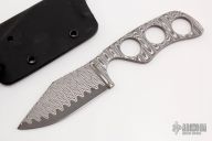 Neck Bowie - San Mai Damascus