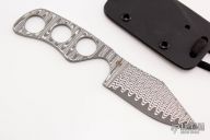 Neck Bowie - San Mai Damascus