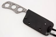 Neck Bowie - San Mai Damascus