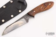 Neck Knife - San Mai Damascus