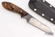 Neck Knife - San Mai Damascus