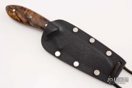 Neck Knife - San Mai Damascus