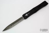 Nemesis IV - Hand Ground Damascus / Black Hardware