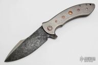 Orca Flipper with Hammered Copper