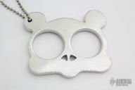 Panda Skull Keychain Knuckle