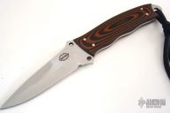 Bobcat Neck Knife - Tiger Stripe G10