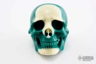 Pool Ball Carved Skull