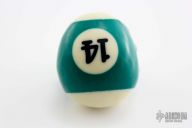 Pool Ball Carved Skull