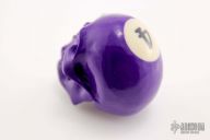 Pool Ball Carved Skull