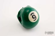 Pool Ball Carved Skull