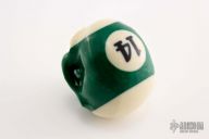 Pool Ball Carved Skull