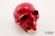 Pool Ball Carved Skull