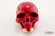 Pool Ball Carved Skull