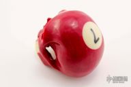 Pool Ball Carved Skull