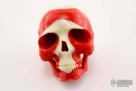 Pool Ball Carved Skull