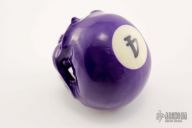 Pool Ball Carved Skull