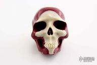 Pool Ball Carved Skull