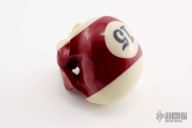 Pool Ball Carved Skull