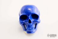 Pool Ball Carved Skull
