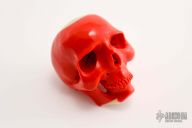 Pool Ball Carved Skull