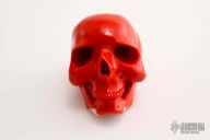Pool Ball Carved Skull