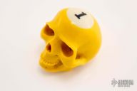 Pool Ball Carved Skull