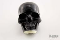 Pool Ball Carved Skull