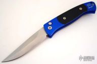 BREND Auto #2 1201Blu - Blue Handle w/ Black G-10 Inlay
