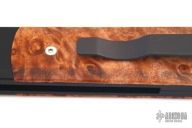 GODFATHER 907 - Black Handle w/ Maple Burl Inlays / Black Blade