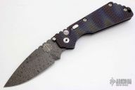 Pro-Strider SNG Custom - Damascus and Titanium